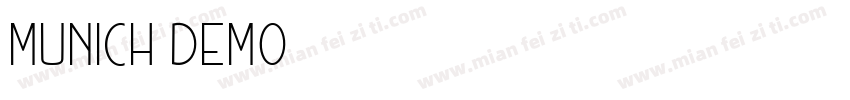 Munich Demo字体转换